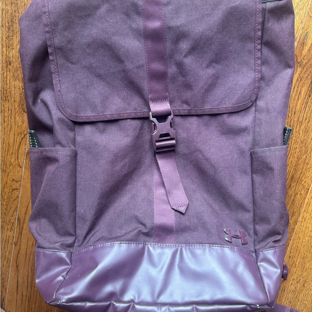 Under Armour purple/burgundy  Backpack with Modern Minimalist Design